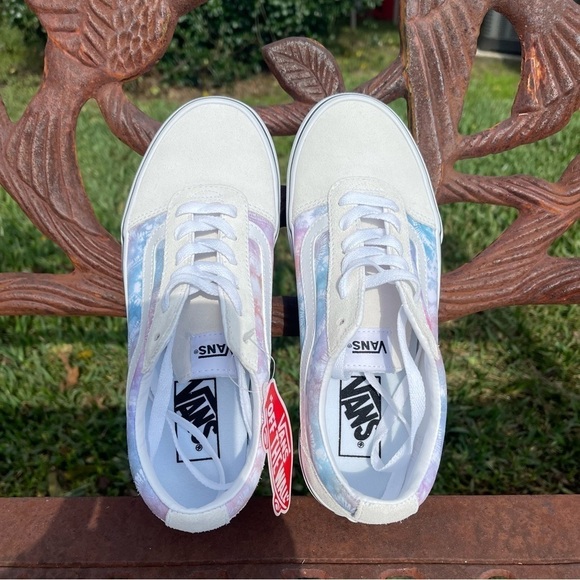 NWT 𝅺VANS Off The Wall Ward Heart Tie Dye Low Top Sneakers - Picture 9 of 10